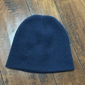Vintage Navy Blue Short Lightweight winter beanie hat